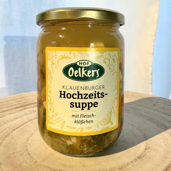 Hof Oelkers - Hochzeitssuppe mit Fleischklößchen