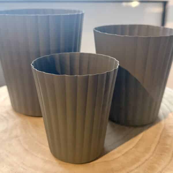 Übertopf Metall, Größe S-L, mehrere Farben